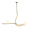 Hubbardton Forge 2020 Modern Brass Opal Glass (GG) Slide Pendant