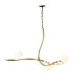 Hubbardton Forge 2020 Modern Brass Opal Glass (GG) Slide Pendant