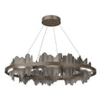 Hubbardton Forge 2020 Bronze Dark Smoke Standard Hildene Circular LED Pendant
