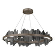 Hubbardton Forge 2020 Bronze Black Standard Hildene Circular LED Pendant