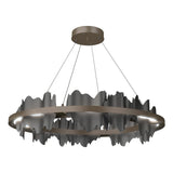 Hubbardton Forge 2020 Bronze Black Standard Hildene Circular LED Pendant