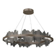 Hubbardton Forge 2020 Bronze Natural Iron Standard Hildene Circular LED Pendant
