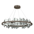 Hubbardton Forge 2020 Bronze Vintage Platinum Standard Hildene Circular LED Pendant
