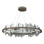 Hubbardton Forge 2020 Bronze Vintage Platinum Standard Hildene Circular LED Pendant