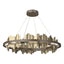 Hubbardton Forge 2020 Bronze Soft Gold Standard Hildene Circular LED Pendant