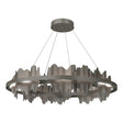 Hubbardton Forge 2020 Dark Smoke Dark Smoke Standard Hildene Circular LED Pendant