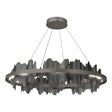 Hubbardton Forge 2020 Dark Smoke Black Standard Hildene Circular LED Pendant