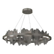 Hubbardton Forge 2020 Dark Smoke Natural Iron Standard Hildene Circular LED Pendant