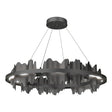 Hubbardton Forge 2020 Black Black Standard Hildene Circular LED Pendant