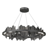 Hubbardton Forge 2020 Black Black Standard Hildene Circular LED Pendant