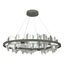 Hubbardton Forge 2020 Natural Iron Vintage Platinum Standard Hildene Circular LED Pendant
