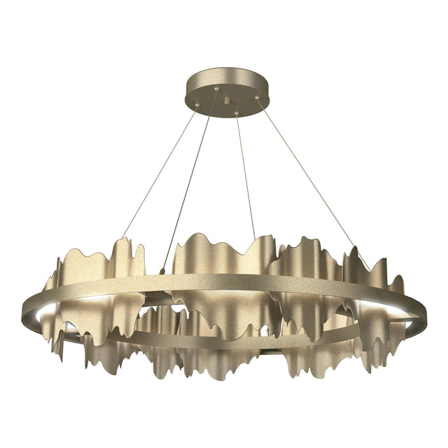 Hubbardton Forge 2020 Soft Gold Soft Gold Standard Hildene Circular LED Pendant