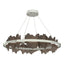 Hubbardton Forge 2020 Sterling Bronze Standard Hildene Circular LED Pendant