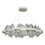 Hubbardton Forge 2020 Sterling Vintage Platinum Standard Hildene Circular LED Pendant