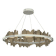 Hubbardton Forge 2020 Sterling Soft Gold Standard Hildene Circular LED Pendant