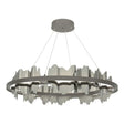 Hubbardton Forge 2020 Dark Smoke Sterling Standard Hildene Circular LED Pendant