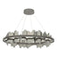 Hubbardton Forge 2020 Dark Smoke Sterling Standard Hildene Circular LED Pendant
