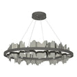 Hubbardton Forge 2020 Black Sterling Standard Hildene Circular LED Pendant