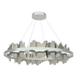 Hubbardton Forge 2020 Vintage Platinum Sterling Standard Hildene Circular LED Pendant