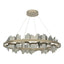 Hubbardton Forge 2020 Soft Gold Sterling Standard Hildene Circular LED Pendant