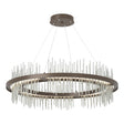Hubbardton Forge 2020 Bronze Vintage Platinum Standard Gossamer Circular LED Pendant