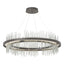 Hubbardton Forge 2020 Dark Smoke Vintage Platinum Standard Gossamer Circular LED Pendant