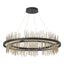 Hubbardton Forge 2020 Black Soft Gold Standard Gossamer Circular LED Pendant