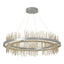 Hubbardton Forge 2020 Vintage Platinum Soft Gold Standard Gossamer Circular LED Pendant
