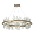 Hubbardton Forge 2020 Soft Gold Vintage Platinum Standard Gossamer Circular LED Pendant