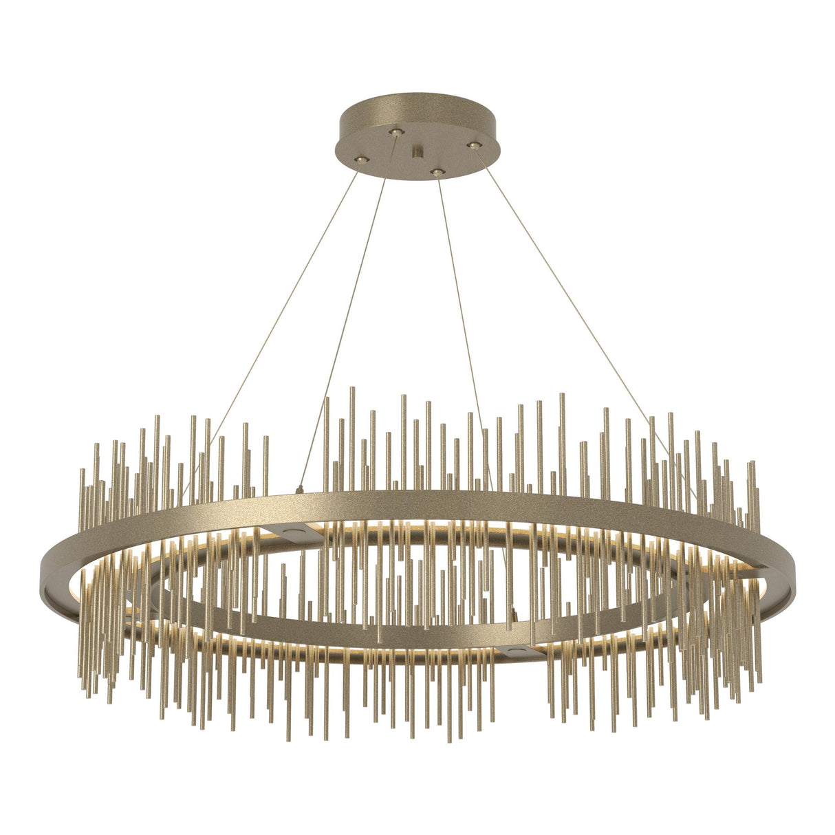 Hubbardton Forge 2020 Soft Gold Soft Gold Standard Gossamer Circular LED Pendant