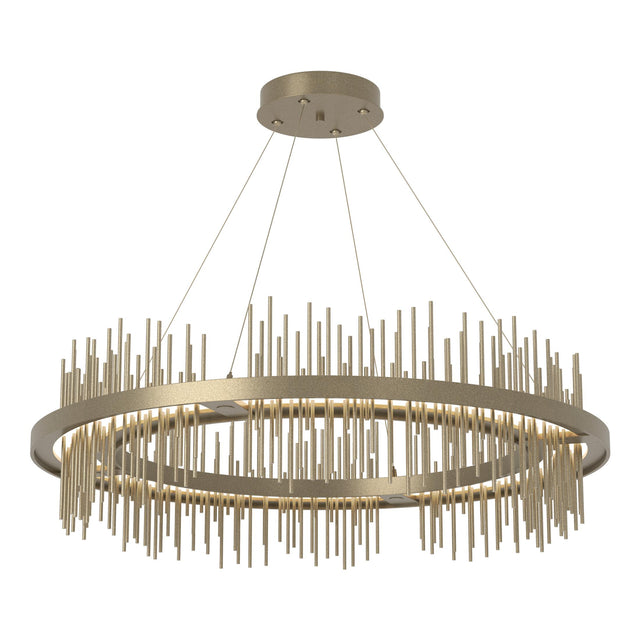 Hubbardton Forge 2020 Soft Gold Soft Gold Standard Gossamer Circular LED Pendant