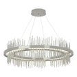 Hubbardton Forge 2020 Sterling Vintage Platinum Standard Gossamer Circular LED Pendant