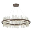 Hubbardton Forge 2020 Bronze Sterling Standard Gossamer Circular LED Pendant