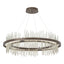 Hubbardton Forge 2020 Bronze Sterling Standard Gossamer Circular LED Pendant