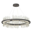 Hubbardton Forge 2020 Natural Iron Sterling Standard Gossamer Circular LED Pendant