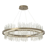 Hubbardton Forge 2020 Soft Gold Sterling Standard Gossamer Circular LED Pendant