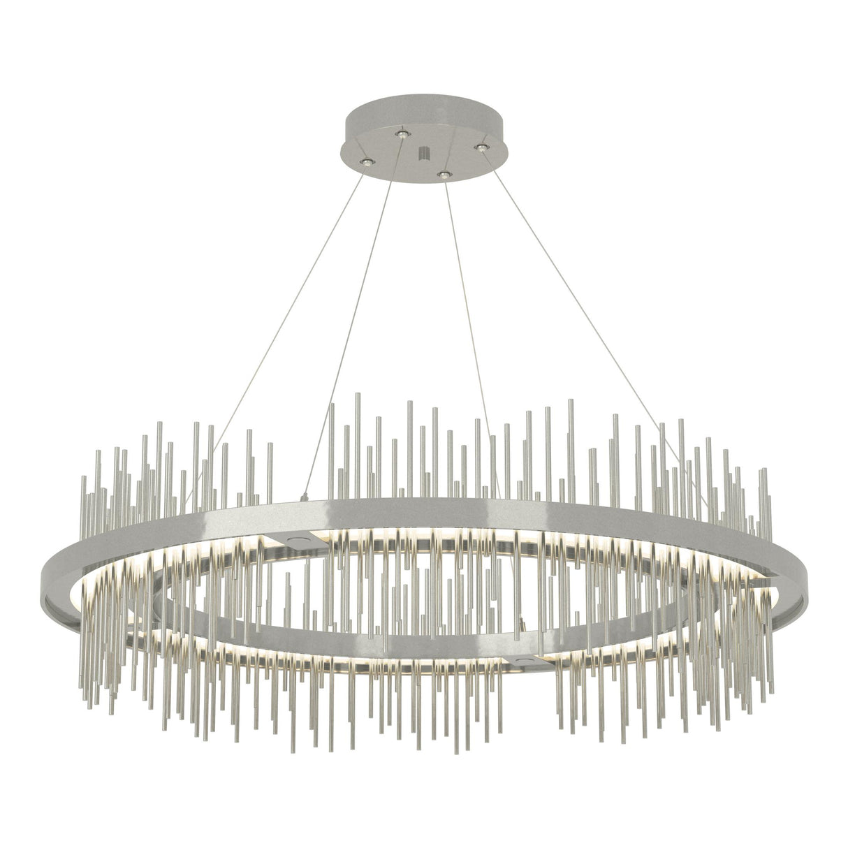 Hubbardton Forge 2020 Sterling Sterling Standard Gossamer Circular LED Pendant