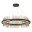 Hubbardton Forge 2020 Black Modern Brass Standard Gossamer Circular LED Pendant
