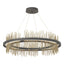 Hubbardton Forge 2020 Natural Iron Modern Brass Standard Gossamer Circular LED Pendant