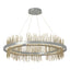 Hubbardton Forge 2020 Vintage Platinum Modern Brass Standard Gossamer Circular LED Pendant