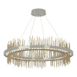 Hubbardton Forge 2020 Sterling Modern Brass Standard Gossamer Circular LED Pendant