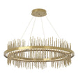 Hubbardton Forge 2020 Modern Brass Modern Brass Standard Gossamer Circular LED Pendant