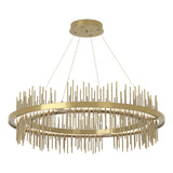 Hubbardton Forge 2020 Modern Brass Modern Brass Standard Gossamer Circular LED Pendant