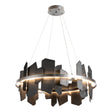 Hubbardton Forge 2021 Sterling Slate Standard Ardesia Circular LED Pendant