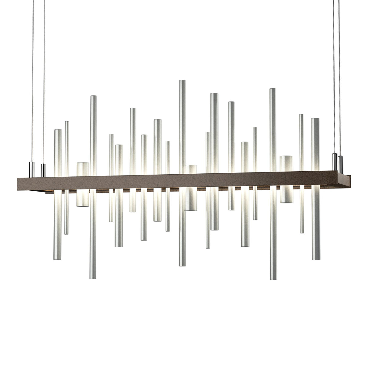 Hubbardton Forge 2015 Bronze Vintage Platinum Standard Cityscape LED Pendant