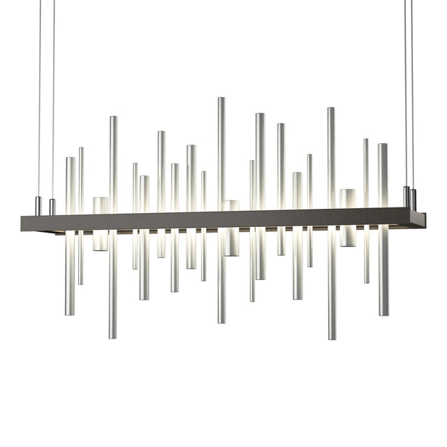 Hubbardton Forge 2015 Dark Smoke Vintage Platinum Standard Cityscape LED Pendant