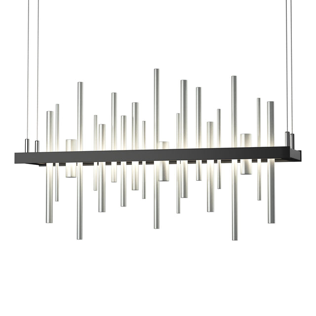 Hubbardton Forge 2015 Black Vintage Platinum Standard Cityscape LED Pendant