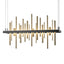 Hubbardton Forge 2015 Black Soft Gold Standard Cityscape LED Pendant