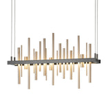 Hubbardton Forge 2015 Black Soft Gold Standard Cityscape LED Pendant