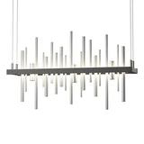 Hubbardton Forge 2015 Natural Iron Vintage Platinum Standard Cityscape LED Pendant
